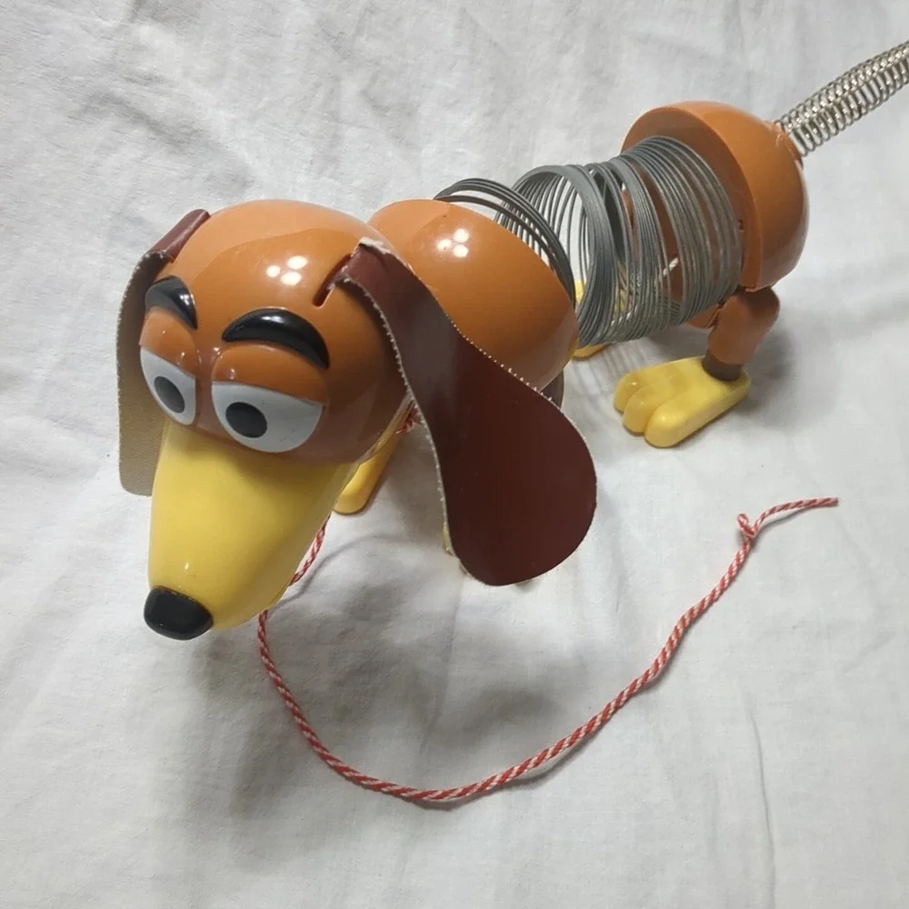 Vintage 90's Disney Pixar Toy Story SLINKY‎ DOG Pull Toy Figure